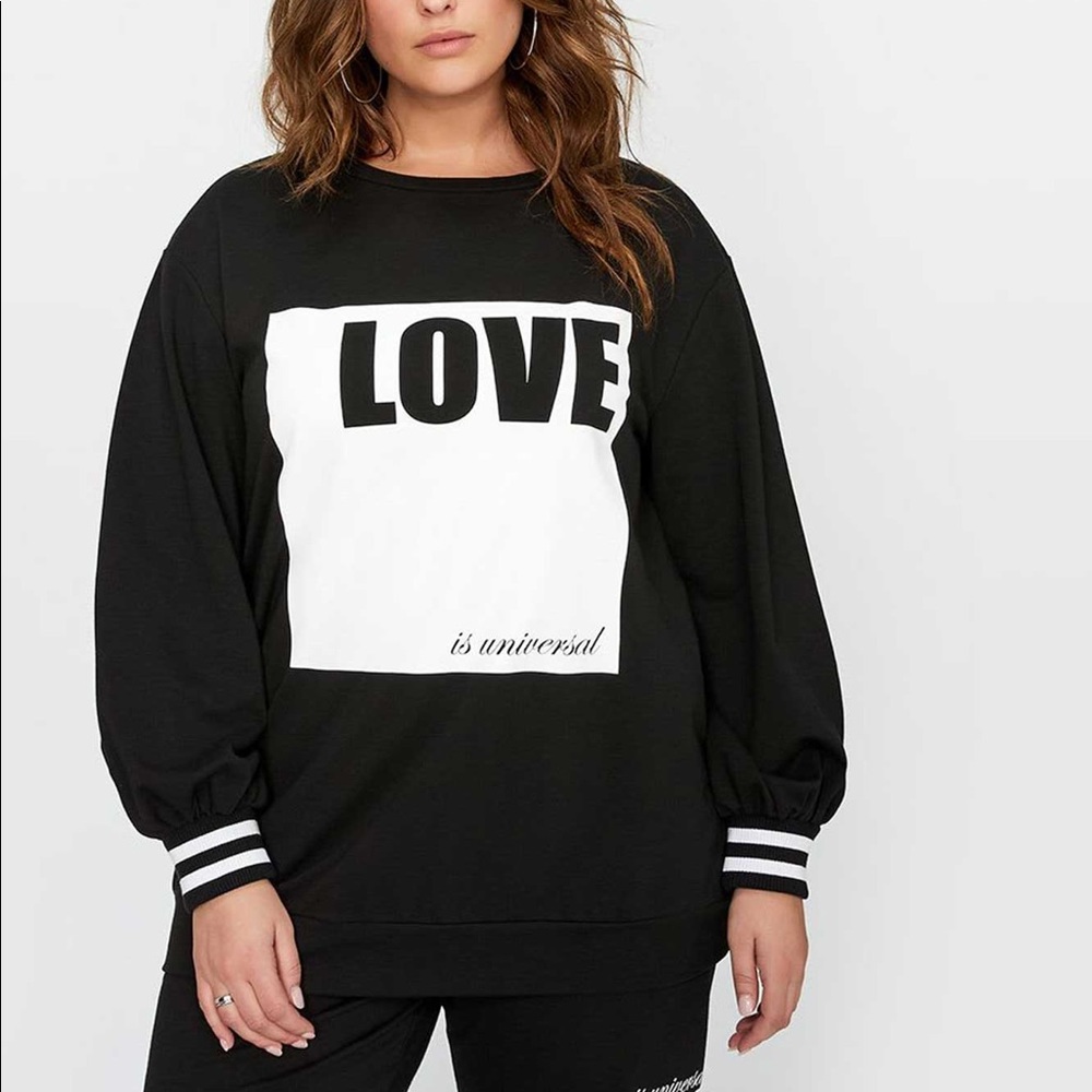 Nola X Jordyn Woods Crew Neck LOVE || Sweatshirt